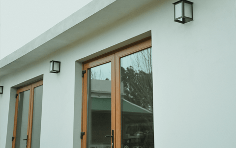 Puerta doble de PVC - AR aberturas